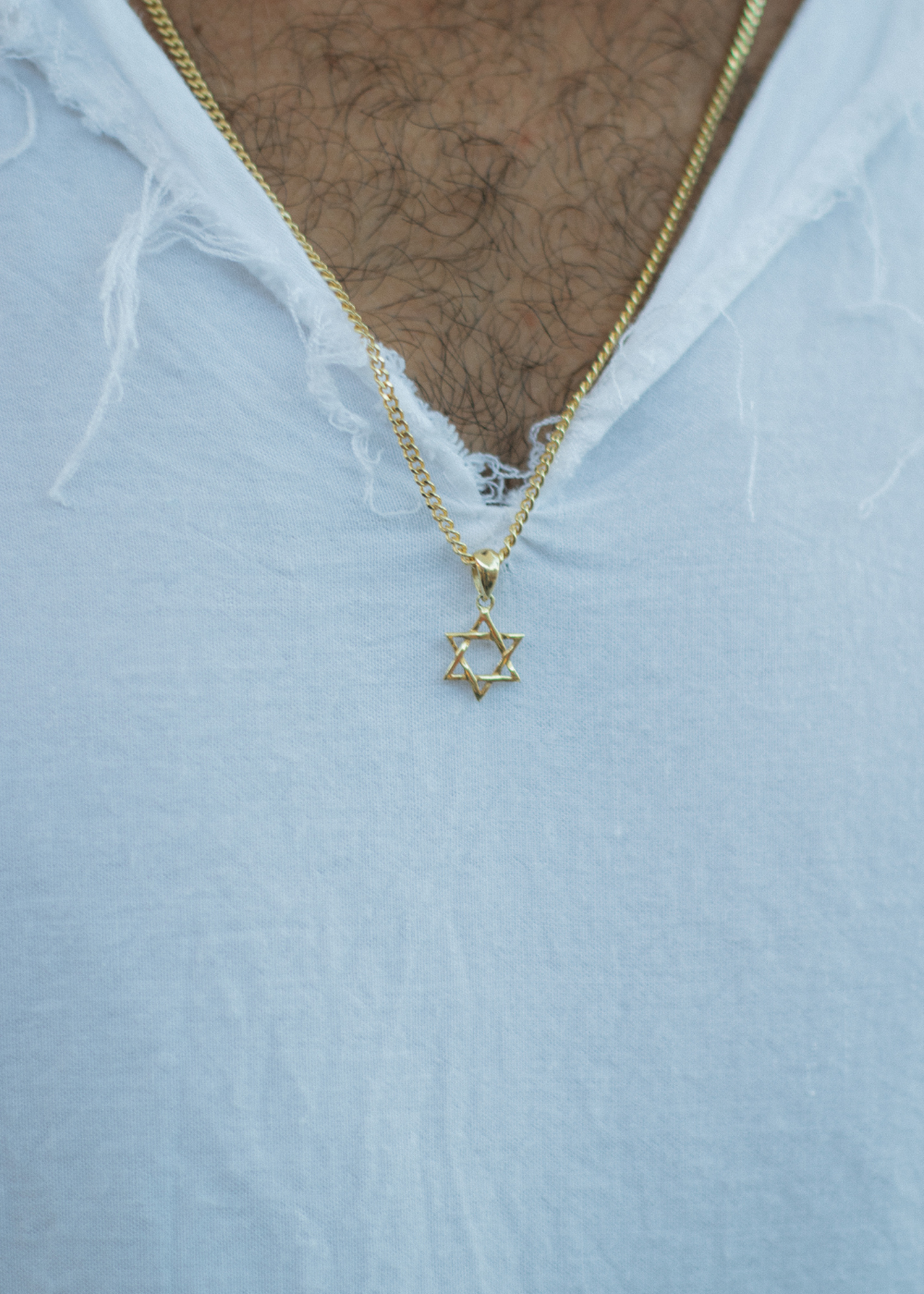 מגן דוד ציפוי זהב